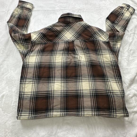 Alpine Design Shirt Jacket Shacket Women's Size Large Sherpa Lined Full Zip NEW - Picture 10 of 13